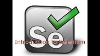 Selenium 1 - Introduction to Selenium
