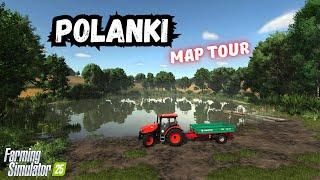 "POLANKI" FS25 Map Tour/Review | New Mod Map | Farming Simulator 25 | PS5