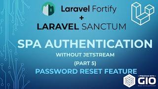 How to add Password Reset feature to Laravel Fortify SPA