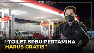 Erick Thohir Wanti-wanti Pertamina, Toilet di SPBU Harus Gratis