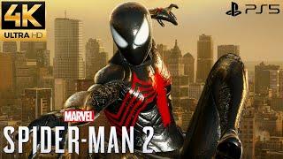 Marvel's Spider-Man 2 PS5 - Black Suit Free Roam Gameplay (4K 60FPS)