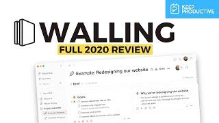 WALLING: Process-Led Idea Capture (2020 Review)