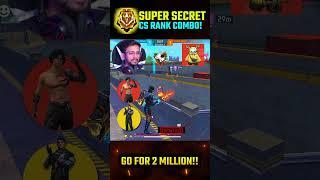 THE SECRET CHARACTER SKILL COMBO FOR CS RANK GRANDMASTER PUSHl #shorts #freefire | PRI GAMING