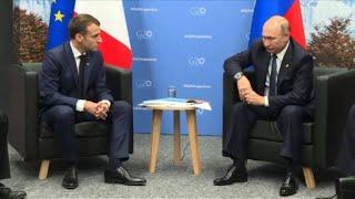 Macron and Putin meet during G20 summit