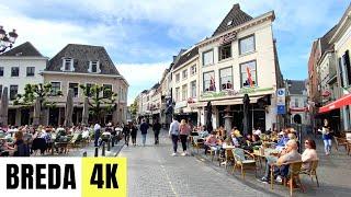 BREDA, NETHERLANDS  [4K] City Centre — Walking Tour