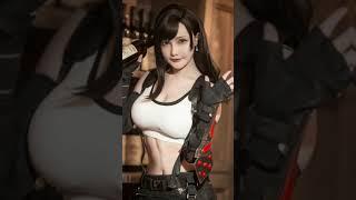 Senya Miku Cosplay Tifa Lockhart Final Fantasy 千夜未来 Hot Cosplay Tiktok