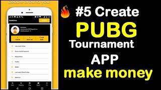 Create Pubg tournament  application // Full Tutorial Part 5 