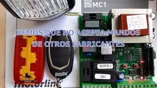 ️ PROGRAMAR MANDOS DE GARAJE DE DISTINTOS FABRICANTES EN MOTORES MOTORLINE PROFESSIONAL