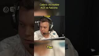 Calyx's Incredible ACE vs Falcons - #cs2  #shorts  #fps #gaming #highlights #counterstrike2 #ace