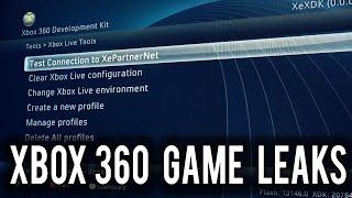 The Story of Xbox 360 PartnerNet Game Leaks  | MVG