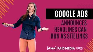 Google Ads Headlines as Sitelinks