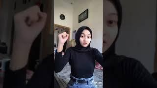 #tiktokjilbob Jilbab hitam paling jago