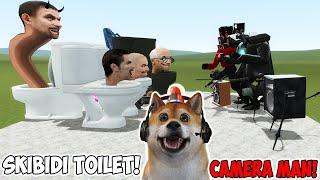 PERPERANGAN SKIBIDI TOILET VS CAMERA MAN! - Garry Mod