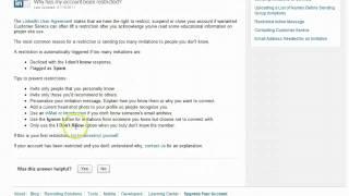 Lifting your LinkedIn Account Restriction