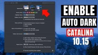 How to Enable Auto Dark Mode in macOS Catalina