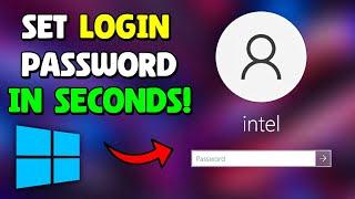 How To Set Password On Windows 10 | How To Set Password In Laptop