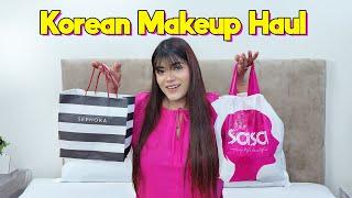 Rs 1 Lakh Makeup Shopping Haul | Korean Makeup | Mahjabeen Ali