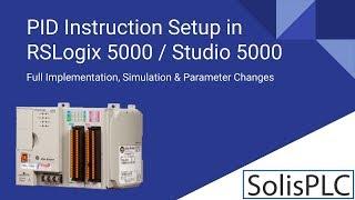 RSLogix PID Loop PLC Programming | Example of PID Control Instruction in Studio RSLogix 5000