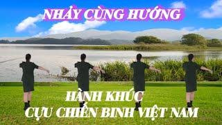 Nhảy Cùng Hướng - Hành Khúc Cựu Chiến Binh Việt Nam - Khiêu Vũ Mai Lương - Học Nhảy Dân Vũ