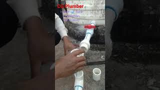 #Pvc Water  Tank Fitting,1000 Liters, Very Easy Method, By CG Plumber, #Upvc Pipe 40mm/Fittings,