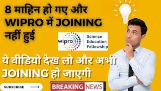 When WIPRO sent the joining letter to selected candidates| Why wipro is not sending the JL |