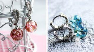 Beautiful DIY Flower and Epoxy resin jewelry You'll Love || Relax and Hand Made