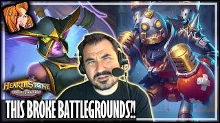 THIS BUILD TOTALLY BROKE BATTLEGROUNDS!  - Hearthstone Battlegrounds