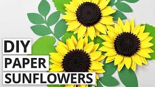 STUNNING 3D PAPER SUNFLOWER TUTORIAL