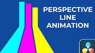 Create Animated Stripes In Perspective | DaVinci Resolve Motion Graphics Tutorial