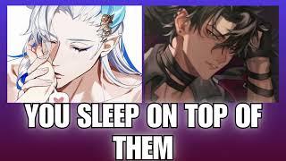 You sleep on top of them - Genshin Impact x listener asmr