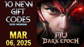  MU Dark Epoch Codes 2025 | MU Dark Epoch Gift Codes | MU Dark Epoch Redeem Codes