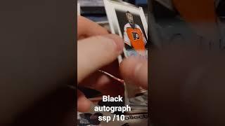 Pulling Hextall #autograph #UD #upperdeck #SPSignature #hockeycards #RonHextall #tradingcard #signed