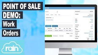Retail POS (point of sale) Demo: Work Orders