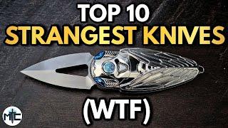 The TOP 10 STRANGEST Knives In My Collection - 2024