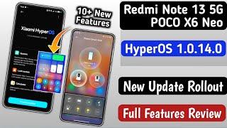 Redmi Note 13 5G/POCO X6 Neo/HyperOS 1.0.14.0 New Update Release/Full Features Review/10 New Feature