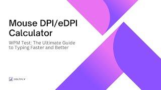 Mouse DPIeDPI Calculator: The Ultimate Tool to Optimize Your Mouse Settings for Gaming