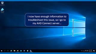 AADConnect troubleshooting