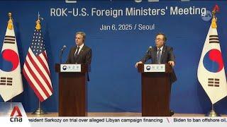 Blinken reaffirms Washington's alliance with Seoul amid South Korea's political crisis