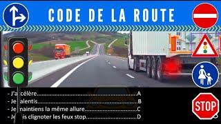 2024 Nouveau examen code de la route  test 2  France permis #codedelaroute #france