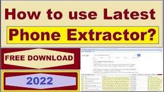 download social phone extractor - social phone extractor pro 2022