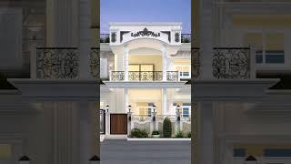 Best house Elevation design, classic duplex Elevation design, front Elevation 3d design, #shorts