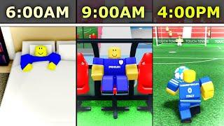 Day in the Life of a Touch Football Player (Roblox)