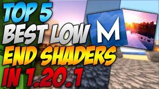 Top 5 Best Shaders For Low End Pc Minecraft 1.20.1 (2023)