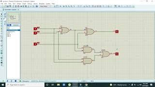 how to make a full adder in proteus | simulation of full adder in proteus