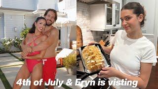 Eryn came to visit | 4th of July House Party | Vacation packing vlog