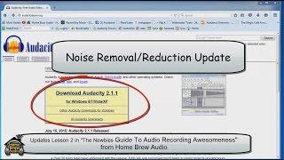 Noise Reduction for Audacity Version 2.1