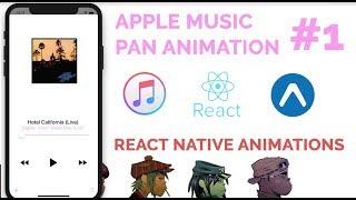 #1 Apple Music UI Pan Animation | React Native