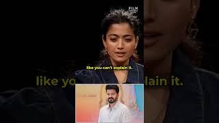 Rashmika Mandanna about Thalapathy Vijay  | #shorts