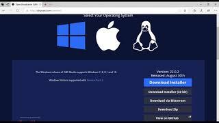 Install OBS Studio on Windows 10