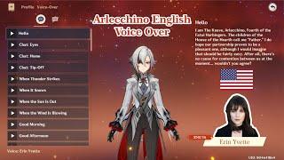 Arlecchino English Voice Lines by Erin Yvette - Genshin Impact 4.6